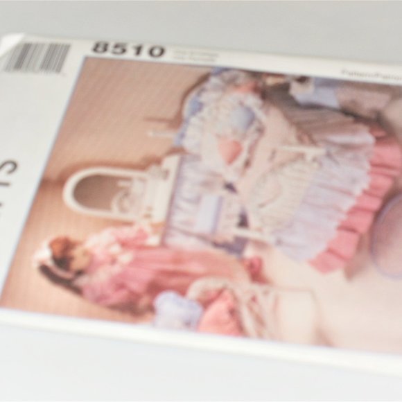 1996 McCall's Crafts 18" Doll BEDROOM DECOR Package #8510 Sewing Pattern - Picture 3 of 4